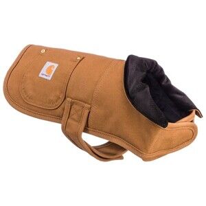 Carhartt - Firm Duck Insulated Dog Chore Coat, Carhartt Brown, Small